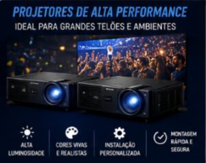 Locação de Painel de LED, Totem Interativo, TVs Touch Screen, Projetores e Óculos VR para Eventos em Manaus, Presidente Figueiredo e Rio Preto da Eva