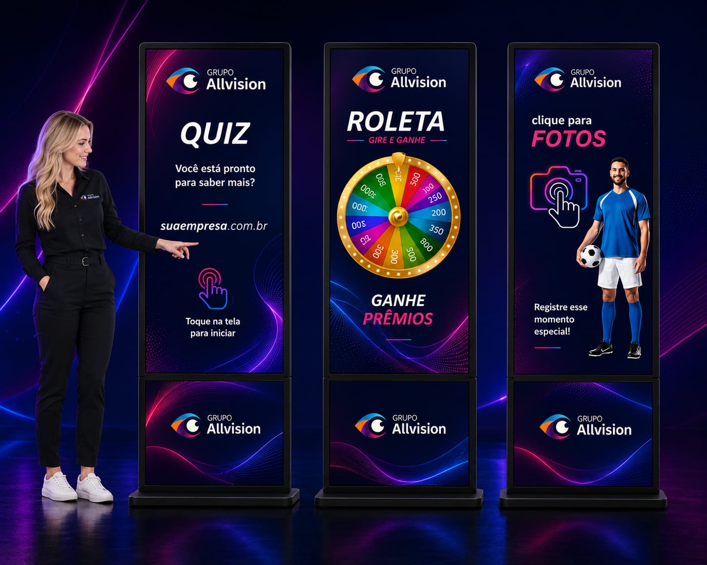 Aluguel de Totem Interativo, Painel de LED Flexível, Holobox, Projetor e TVs de Grande Formato para Feiras, Eventos, Shows, Palestras e Ativação de Marcas em Manaus e Parintins 2026