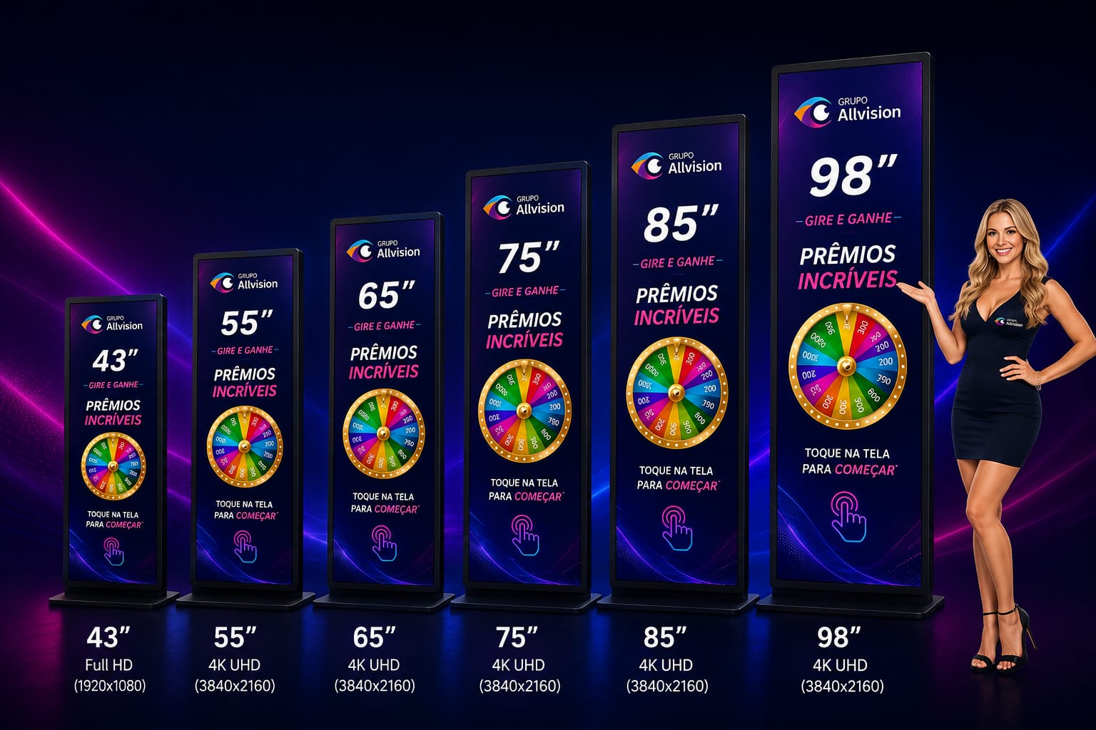 Aluguel de Totem Interativo, Painel de LED Flexível, Holobox, Projetor e TVs de Grande Formato para Feiras, Eventos, Shows, Palestras e Ativação de Marcas em Manaus e Parintins 2026